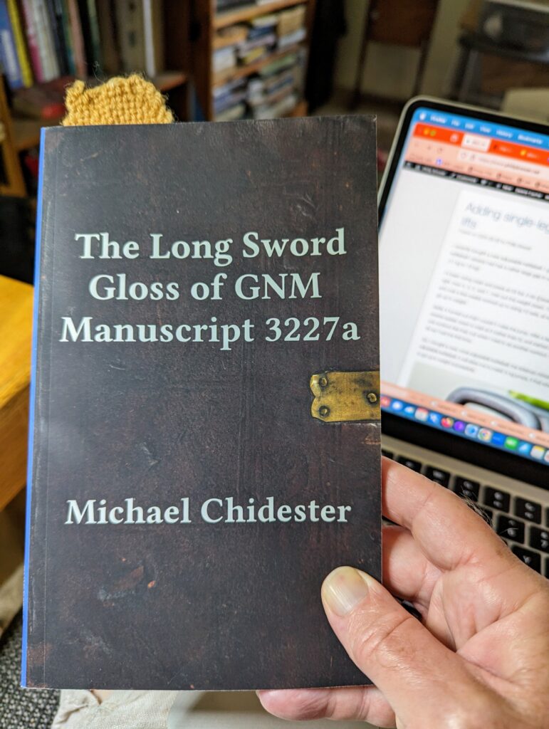 Cover of Michael Chidester's "The Long Sword Gloss of GNM Manuscript 3227a"