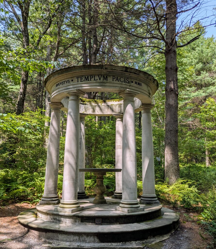 Temple of Peace at New England Botantic Garden